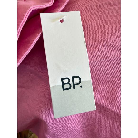 BP Pink Yarrow Jacket Size M NWT Button Front Multi Pocket Lined Style - Picture 3 of 3